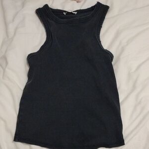 Sleeveless Black Top